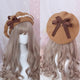 Daisies & Bows Beret Hat