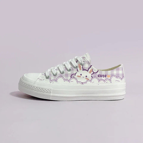 Kawaii Bunny Gingham Shoes