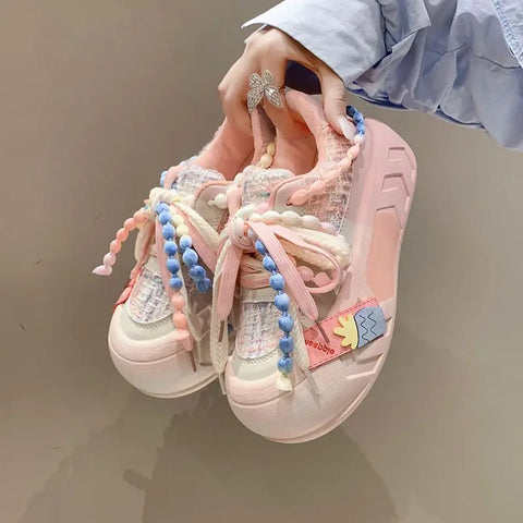 Kawaii Precious Pearl Sneakers
