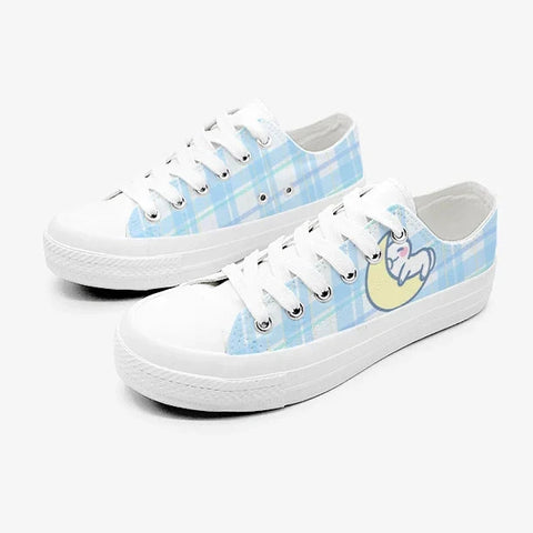 Kawaii Plaid Sneakers