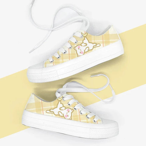 Kawaii Plaid Sneakers