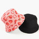 Strawberry Print Bucket Hat