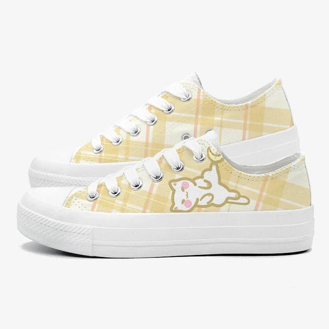 Kawaii Plaid Sneakers