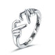 Cute Heart Hands Ring