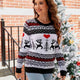 Heart Reindeer Silhouette Christmas Sweater | NCS
