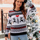 Heart Reindeer Silhouette Christmas Sweater | NCS