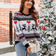 Heart Reindeer Silhouette Christmas Sweater | NCS