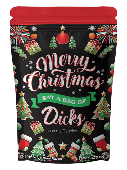 Gummy Christmas Bag of Dicks