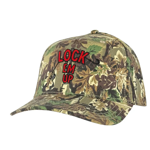 Lock Em Up Hat Custom Embroidered