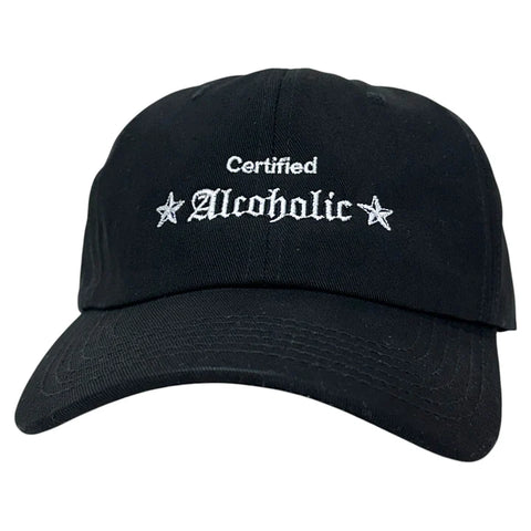 Certified Alcoholic Hat Custom Embroidered