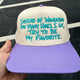 Instead of Wondering How Many Hoes I Got Embroidered Hat