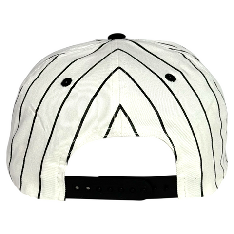 The Player 21 Pinstripe Snapback Blackjack Casino Embroidered Cap Funny Meme Hat