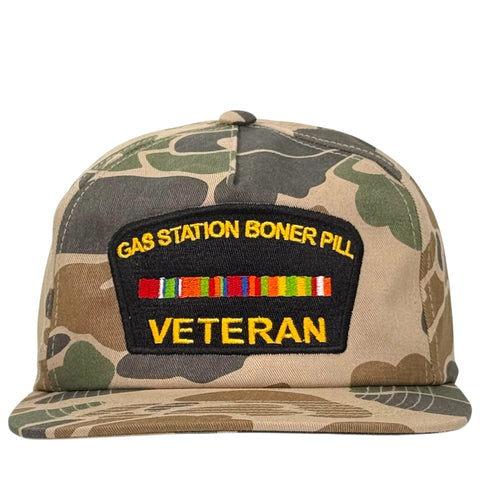 Gas Station Boner Pill Veteran Trucker Custom Embroidered Funny Meme Hat