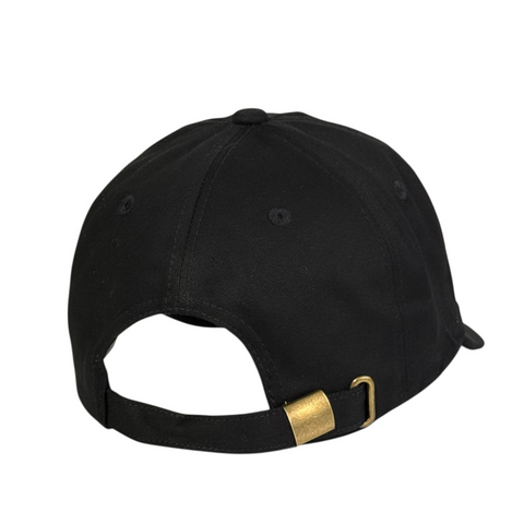 Mentally I’m Still at the Cottage Embroidered on a Black Dad Hat Strapback