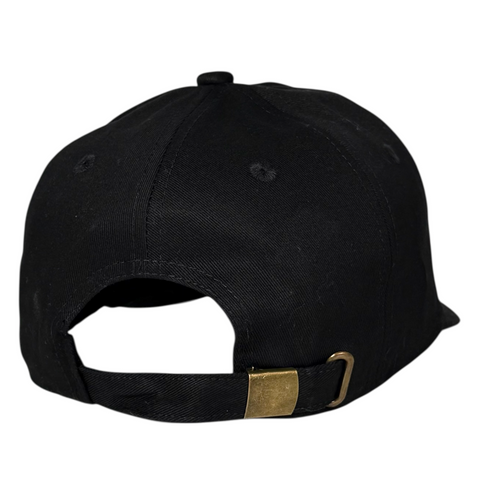 Running on Soda and Bad Decisions Hat Black Embroidered Dad Cap