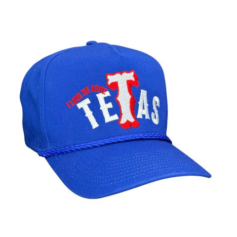 I Love Me Some Tetas Hat Custom Embroidered