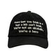 Every beer you drink is a beer Hat Custom Embroidered