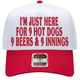 999 Challenge Hat 9 Beers 9 Hot Dogs 9 Innings Baseball Cap Funny Game Day Hat