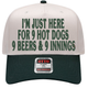 999 Challenge Hat 9 Beers 9 Hot Dogs 9 Innings Baseball Cap Funny Game Day Hat