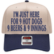 999 Challenge Hat 9 Beers 9 Hot Dogs 9 Innings Baseball Cap Funny Game Day Hat