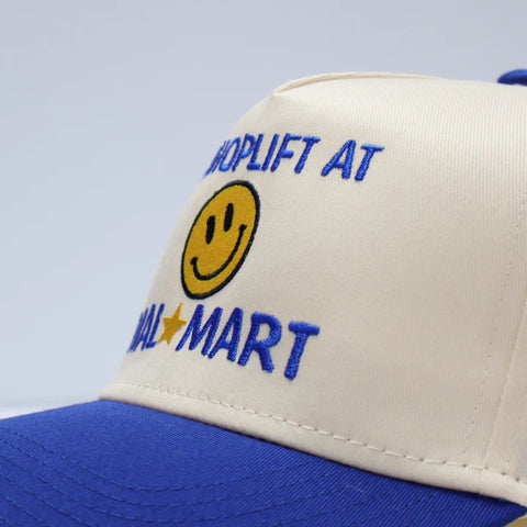 I Shoplift At Walmart Vintage Snapback Cap Hat Custom Embroidered