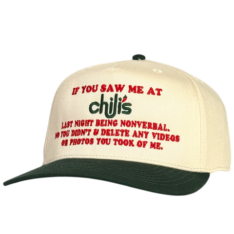 If you saw me at hat