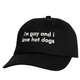 I Love Hot Dogs Embroidered Cap