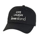 Live Laugh Love Island Hat Custom Embroidered Dad Cap
