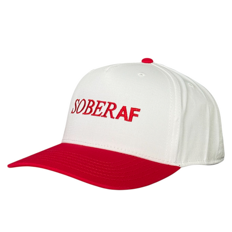 SOBER AF Trucker Hat Funny Sober Hat Recovery Humor Cap Bold Statement Snapback