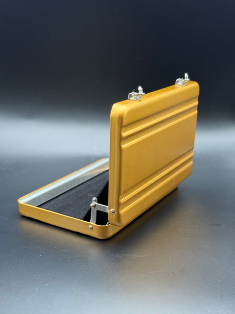 Mini Briefcase Aluminum Wallet