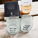 Whiskey Or Wine Stemless Glass Gift Set With Funny Barware Saying And Gift Box For Wine Lovers