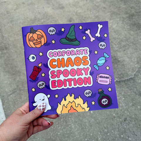Corporate Chaos Spooky Edition Coloring Book