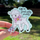 Off To Send Silly Emails Sticker