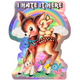 “I Hate It Here” Retro Woodland Animal Sticker Decal
