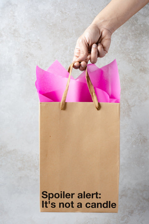 "Not A Candle" Gift Bag