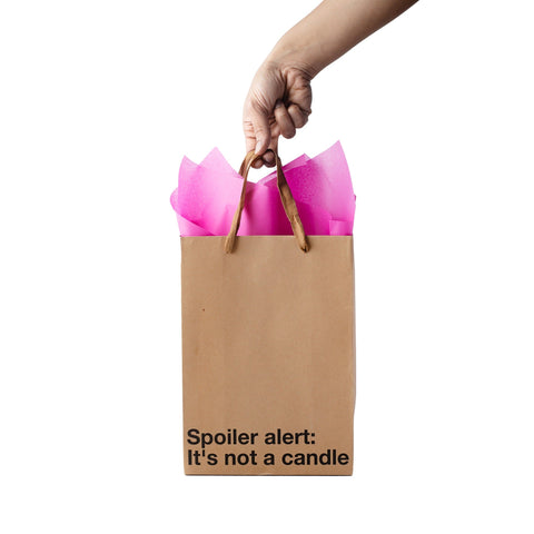 "Not A Candle" Gift Bag