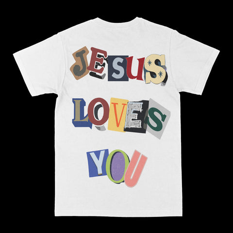 Jesus Loves You Scrapbook Graphic Tee