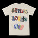 Jesus Loves You Scrapbook Graphic Tee