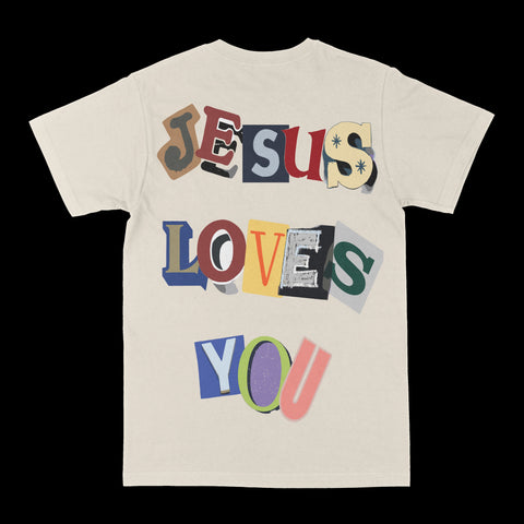 Jesus Loves You Scrapbook Graphic Tee