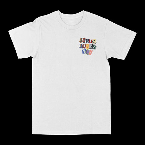 Jesus Loves You Scrapbook Graphic Tee
