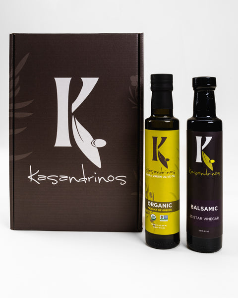 Gift Box - Organic EVOO & Vinegar