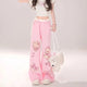 Kawaii Teddy Bear Print Pants