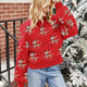 Loose Fit Christmas Sweater with Jacquard Deer Design | NCS