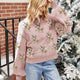 Loose Fit Christmas Sweater with Jacquard Deer Design | NCS