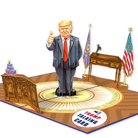 MAGA Trump 3D Pop Up Card