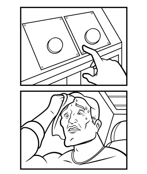 "Color Meme Funny" Coloring Book