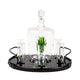 Tequila Decanter Tequila Glasses Set with Agave Decanter and 6 Agave Shot Glass With Stand
