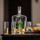 Tequila Decanter Tequila Glasses Set with Agave Decanter and 6 Agave Shot Glass With Stand
