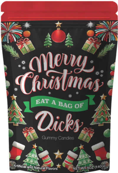 Gummy Christmas Bag of Dicks