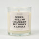 Sorry Still No Grandkids But Here's A Candle Glass Candle